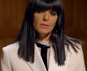 Claudia Winkelman took inspiration from Anita Dobson's wardrobe
