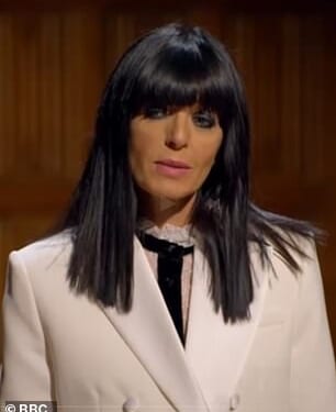 Claudia Winkelman took inspiration from Anita Dobson's wardrobe
