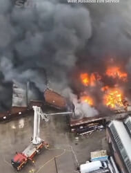 ‘Major toxic incident’ in Wolverhamption as blaze rips through factory