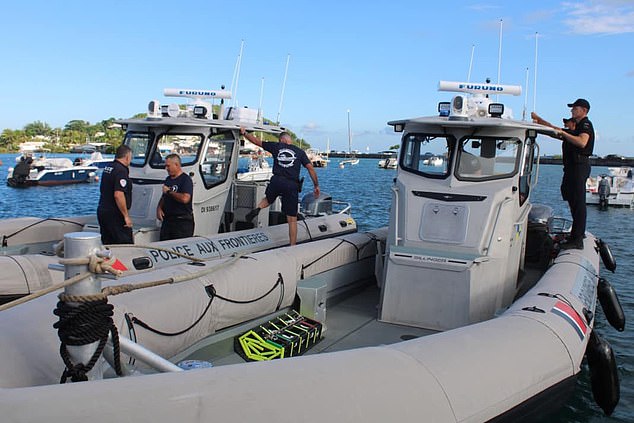In the coming months police are expected to build a pontoon on the beach which will threaten their Robinson Crusoe existence and force them to make a final attempt to reach Mayotte (file image)