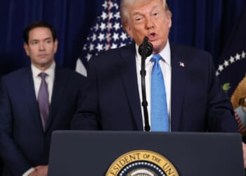 Trump warns 'big powerful ships' are heading to Iran & calls for deal as Ayatollah declares Europe's armies 'terrorists'