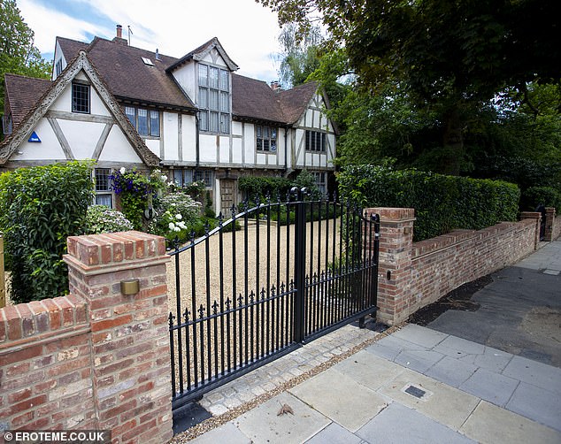 As well as his country pile, Liam also owns a serene mock Tudor style home in one of north London's quietest streets