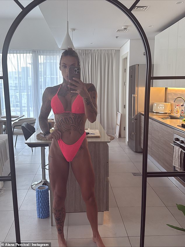 And Alana (pictured) has now hit out at him on social media, claiming she has 'proof' that Lee is a 'lying swindler', while also urging Katie to 'run for the hills'