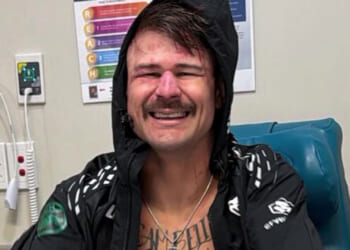 UFC star Diego Lopes in brutal picture from hospital after breaking BOTH FEET in loss to Alexander Volkanovski