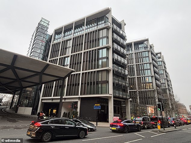 The A-list actor had been renting a £35million pad in the towering One Hyde Park building