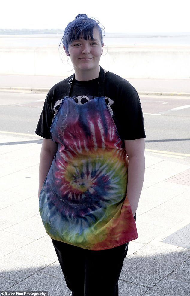 Jessica Scott (pictured), 19, has lived in the town all her life and she is struggling to find a place to live as property prices have ballooned