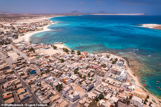 Cape Verde, an archipelago of ten islands sitting around 350 miles west of Senegal in the Atlantic Ocean, has long been marketed as a sun-soaked paradise with year-round warmth and golden beaches (stock)