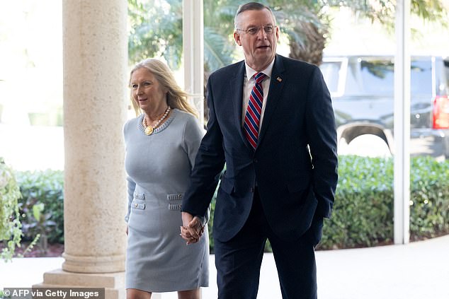 Secretary of Veterans Affairs Doug Collins, and his wife, Lisa Collins, made their way to Florida for the occasion