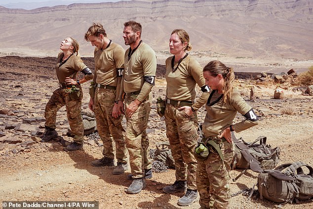 Lifting the same weights as her male recruits, surviving a war zone and trekking through the desert - Gabby proved you can be both strong and sexy