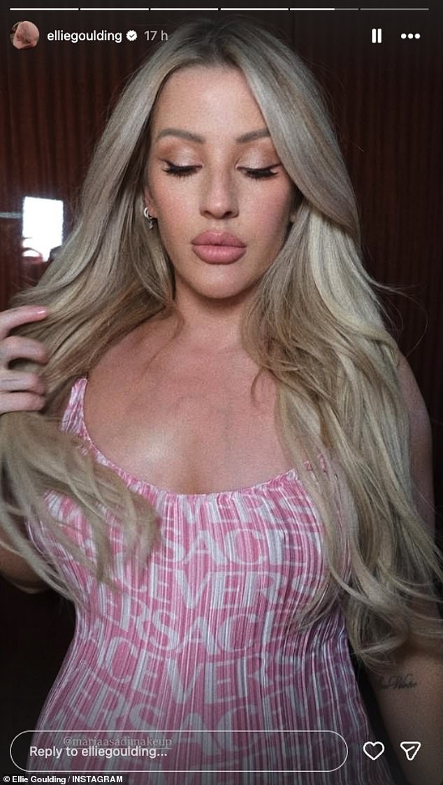 The songstress, 39, who already shares four-year-old son Arthur with ex-husband Caspar Jopling, partied at a 1970s themed bash inspired by Apple TV's retro comedy Palm Royale.