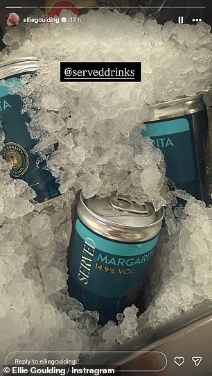 As well as and cans of Ellie's cocktail brand Served and fries with custom McDonald inspired packaging