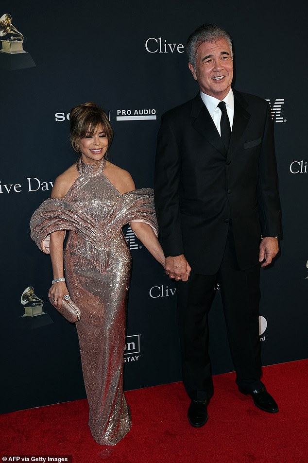 Music icon Paula Abdul and Kevin Taguchi made their red carpet debut together at the gala in glamorous fashion