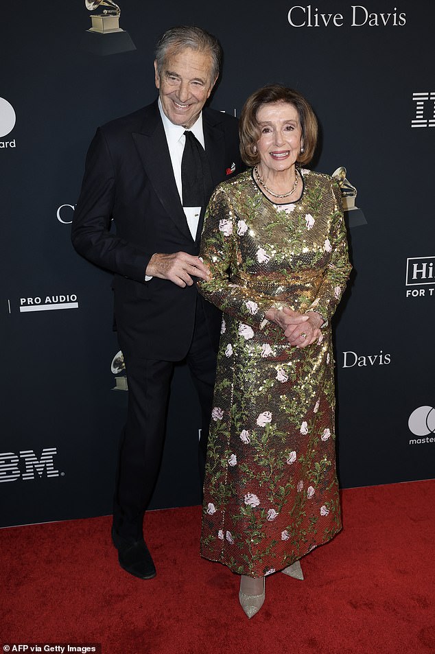 California politicians were also not to be missed at the event as Nancy Pelosi and her husband Paul Pelosi attended the gala