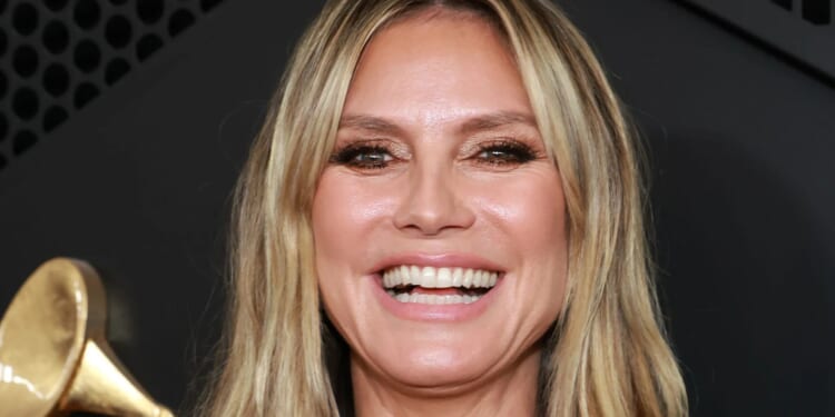Heidi Klum shocks with totally nude dress on Grammys red carpet as fans say ‘who needs Bianca Censori?’