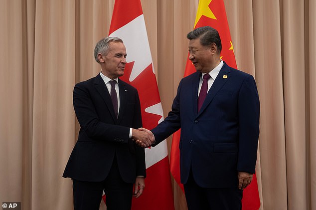 Mark Carney struck an agreement with Chinese president Xi Jinping earlier this month