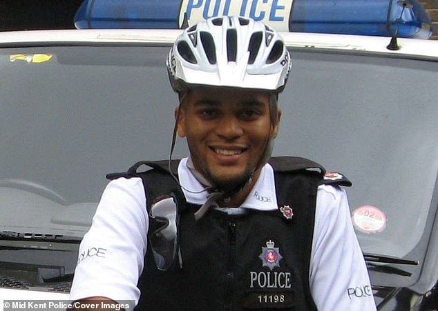 In one message, PS Chandler warned: 'Keep looking over your shoulder. I know your (sic) anxious but this will all be over soon enough'