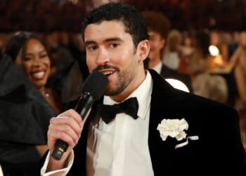 Bad Bunny ambushed by live band as Grammys host Trevor Noah pushes him to perform one week before Super Bowl