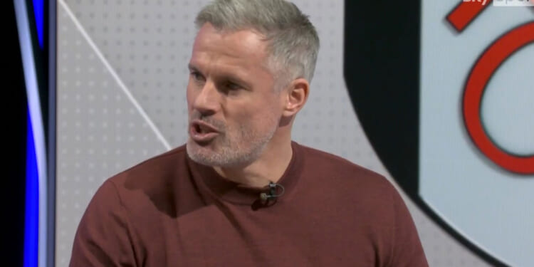 Jamie Carragher makes embarrassing climbdown live on Sky Sports nearly two years after brutal swipe at Man Utd star
