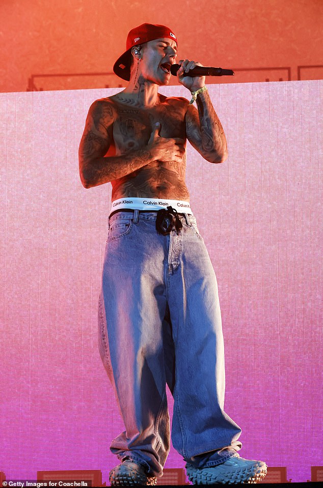 Later this year, Justin will headline Coachella in a historic, self-negotiated deal reportedly worth more than $10 million (pictured in 2022)