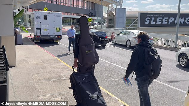 McEnroe denied the young fan's request and seemed to be in a rush to get into the airport
