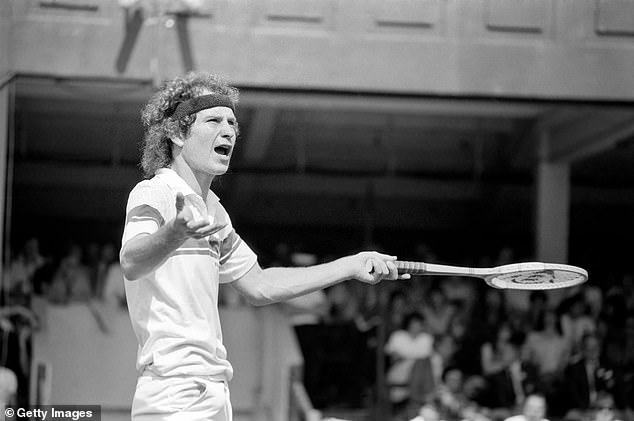 McEnroe was known for his combustible antics on the court, most famously at Wimbledon in 1981