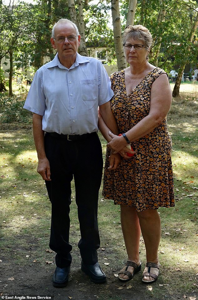 Victoria's parents Graham and Lorinda Hall, pictured, had to wait decades for justice. Tragically Lorinda died in December weeks before Wright's trial was due to take place