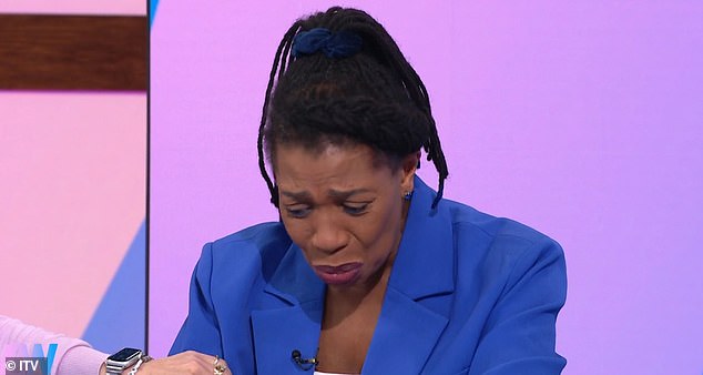 In Monday's Loose Women, Brenda Edwards broke down in tears as she discussed the loss of her son Jamal