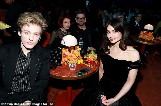 Aimee Osbourne made a rare appearance with mom Sharon Osbourne and brother Jack Osbourne