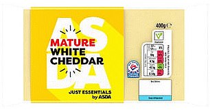Rubbery, mild and cheap-tasting, this Asda cheese is disappointing