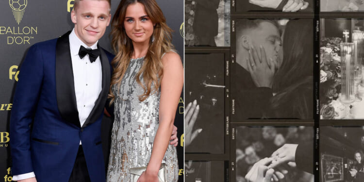 Van de Beek gets engaged to Dennis Bergkamp's daughter as love pours in from Man Utd Wags