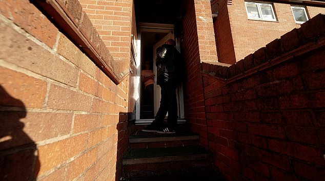 The moment she spoke to a Polish journalist was caught on camera