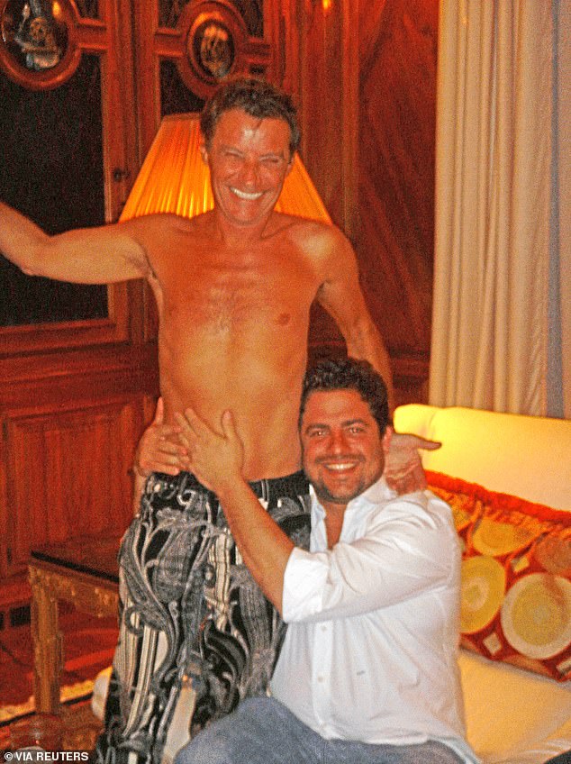 Brett Ratner (right) poses with Jean-Luc Brunel (left) in an undated photograph released by the Department of Justice in December. Ratner is wearing a similar outfit in this picture as the one from the recent release of Epstein files