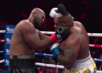 Jarrell Miller reveals staggering amount he paid barber to install toupee that got punched off his head during fight