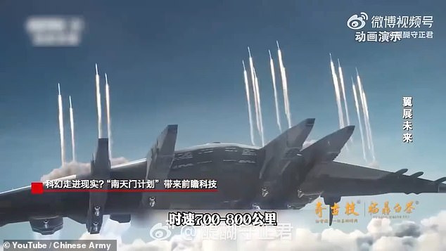 China has claimed the Luanniao will be up in the air in the next 20 to 30 years