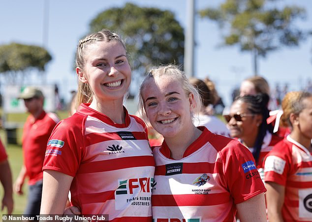 Brooke Day (right) was remembered as a talented young sportswoman as well as kind and fun-loving