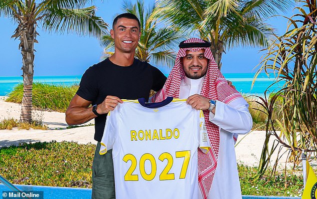 He became football's first ever billionaire thanks to his two-year £492m Saudi contract