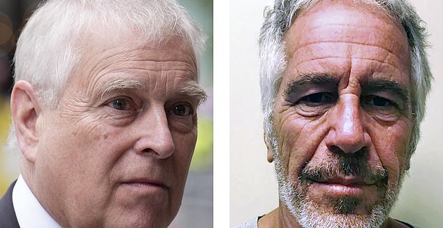 (COMBO) This combination of files photographs created on February 1, 2026 shows Britain's Prince Andrew (L), Duke of York arriving to attend a Requiem Mass, a Catholic funeral service, for the late Katharine, Duchess of Kent, at Westminster Cathedral in London on September 16, 2025 ; and an undated handout photograph obtained on July 11, 2019 courtesy of the New York State Sex Offender Registry showing Jeffrey Epstein (R). A second Jeffrey Epstein accuser has alleged the late US sex offender sent her to Britain for a sexual encounter with former prince Andrew Mountbatten-Windsor, the BBC reported. (Photo by Jordan Pettitt and Handout / various sources / AFP via Getty Images) / RESTRICTED TO EDITORIAL USE - MANDATORY CREDIT "AFP PHOTO / New York State Sex Offender Registry" - HANDOUT - NO MARKETING NO ADVERTISING CAMPAIGNS - DISTRIBUTED AS A SERVICE TO CLIENTS