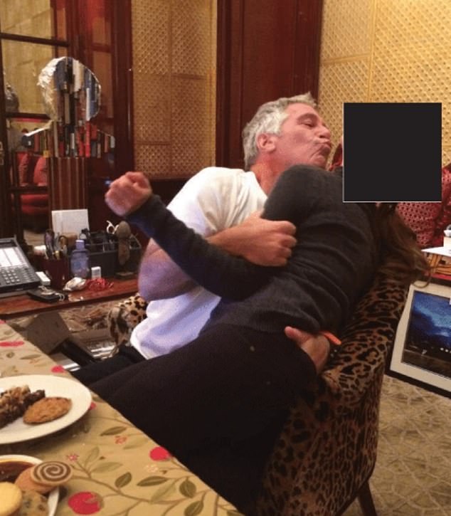 Fergie praised Epstein, pictured kissing a woman in the Epstein Files, as her  'pillar'
