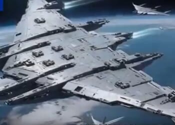 China reveals futuristic Star Wars-style space carrier able to evade defences & strike enemies from edge of atmosphere