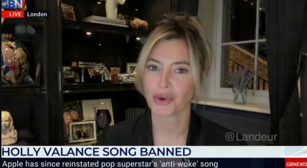 Moment pal Holly Valance is cut-off mid interview for using ‘offensive’ word