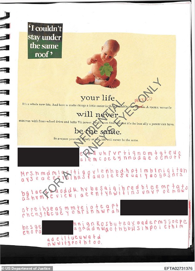 She alleges to have given birth to a baby girl in about 2002 when she would have been 16 or 17 years old