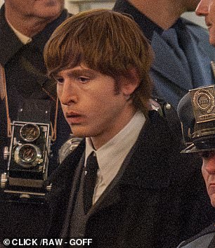 and Harris Dickinson were also present as filming commenced in the English capital