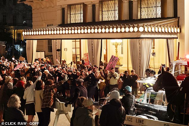 With the English capital doubling as midtown Manhattan, onlookers were transported back to 1964 and the band's initial visit to the United States for what would be a career-defining first appearance on The Ed Sullivan Show