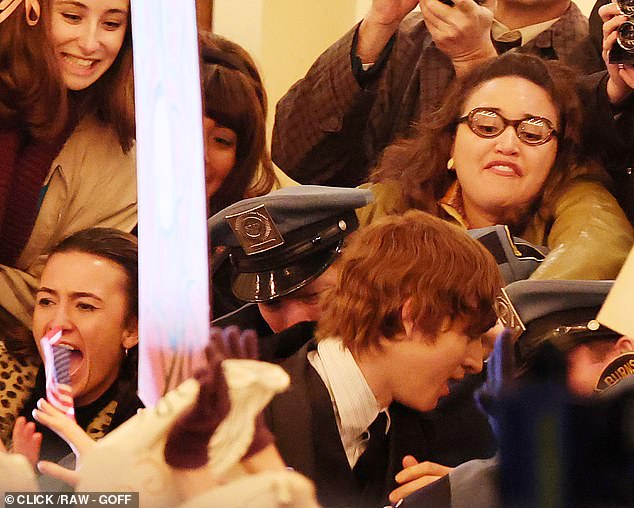 The hysteria was vividly recreated by mendes and his team in London on Sunday evening