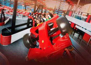 Abu Dhabi hotspot with Ferrari World, indoor skydiving and year-round sun