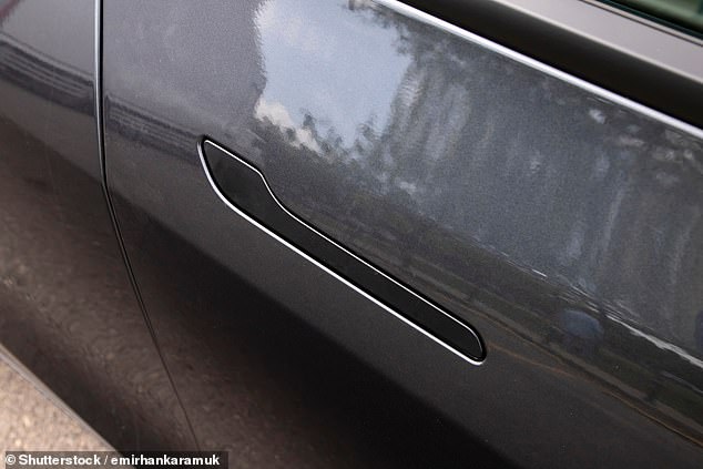 Folding into the body of the car, such door handles provide a slight boost to efficiency by reducing drag while the vehicle is in motion