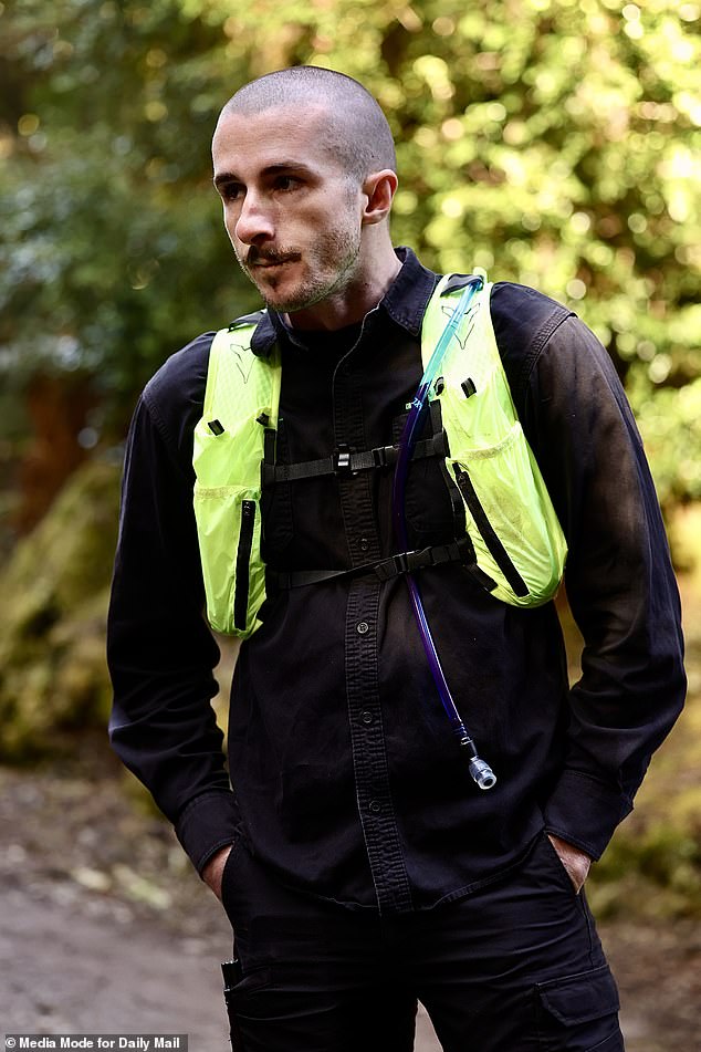 Volunteer searcher Jarrod Boys spotted human remains on January 28