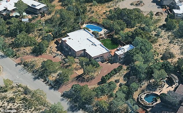 Investigators said they do not believe Nancy walked out of her Arizona home (pictured), and said she would not have been able to walk '50 yards'