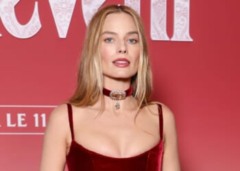 Margot Robbie turns heads in Chanel velvet ballgown paired with diamond necklace at Wuthering Heights premiere in Paris