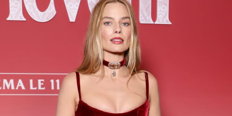 Margot Robbie turns heads in Chanel velvet ballgown paired with diamond necklace at Wuthering Heights premiere in Paris